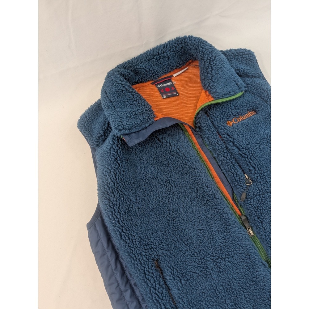 Columbia Archers Ridge Deep Pile Heavy Fleece Japan Designed Full Zip Vest Med